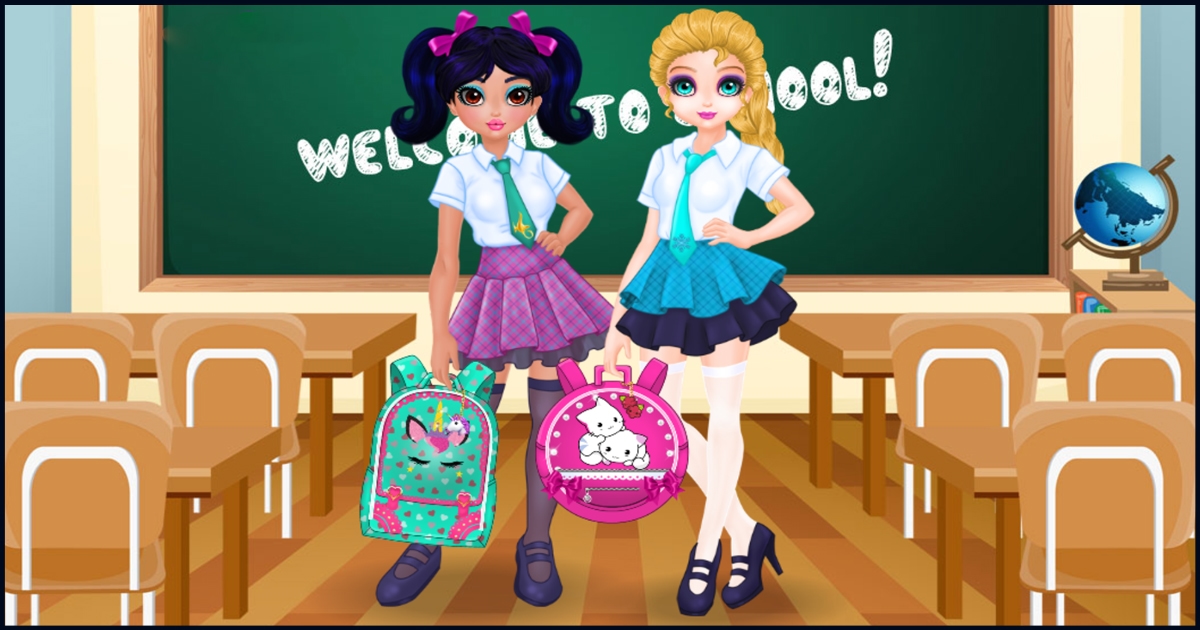 Jasmine and Elsa - School Bag Design Contest