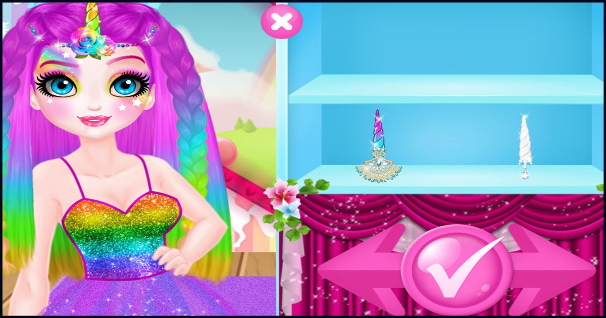 Miss Charming Unicorn Hairstyle