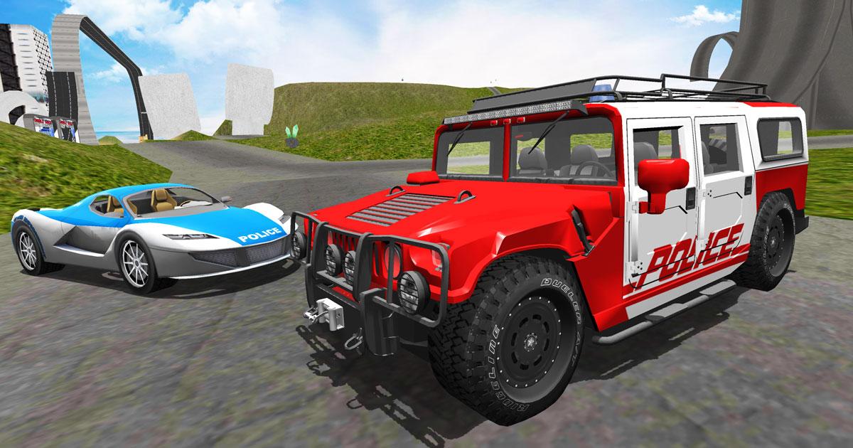 Police Drift Car Driving Stunt Game