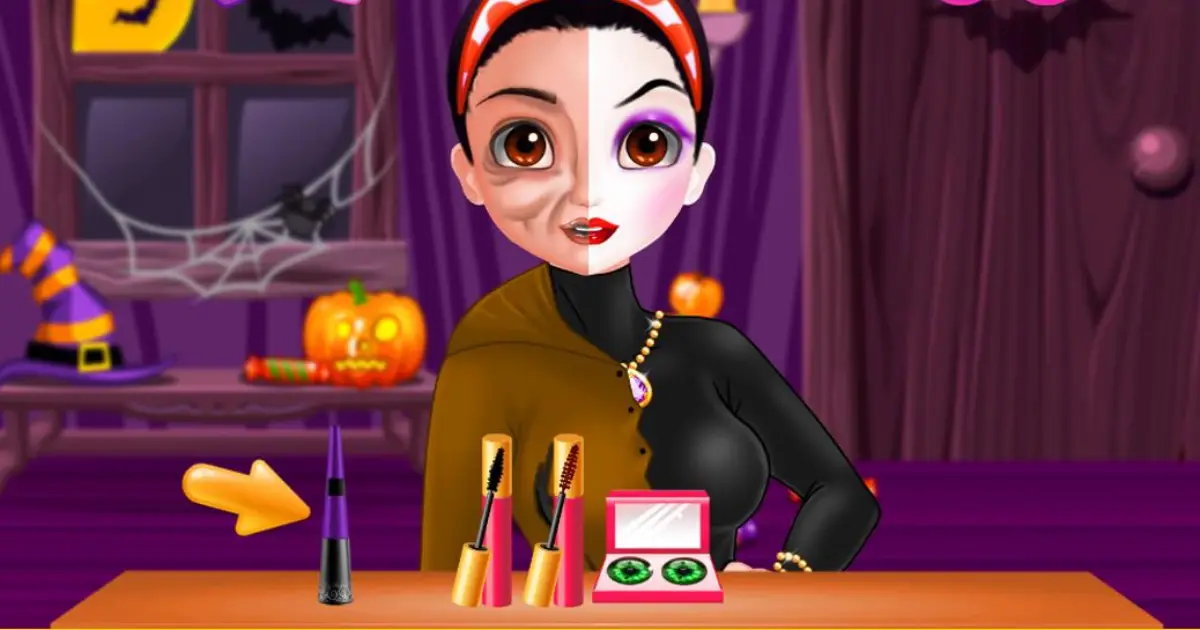 Princess Halloween Makeup HalfFaces Tutorial