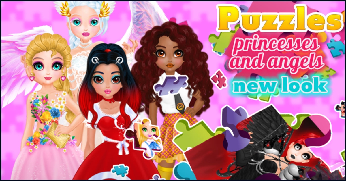 Puzzles - Princesses and Angels New Look