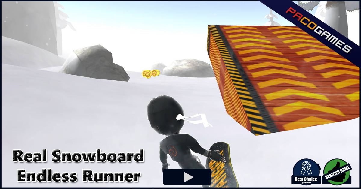 Real Snowboard Endless Runner