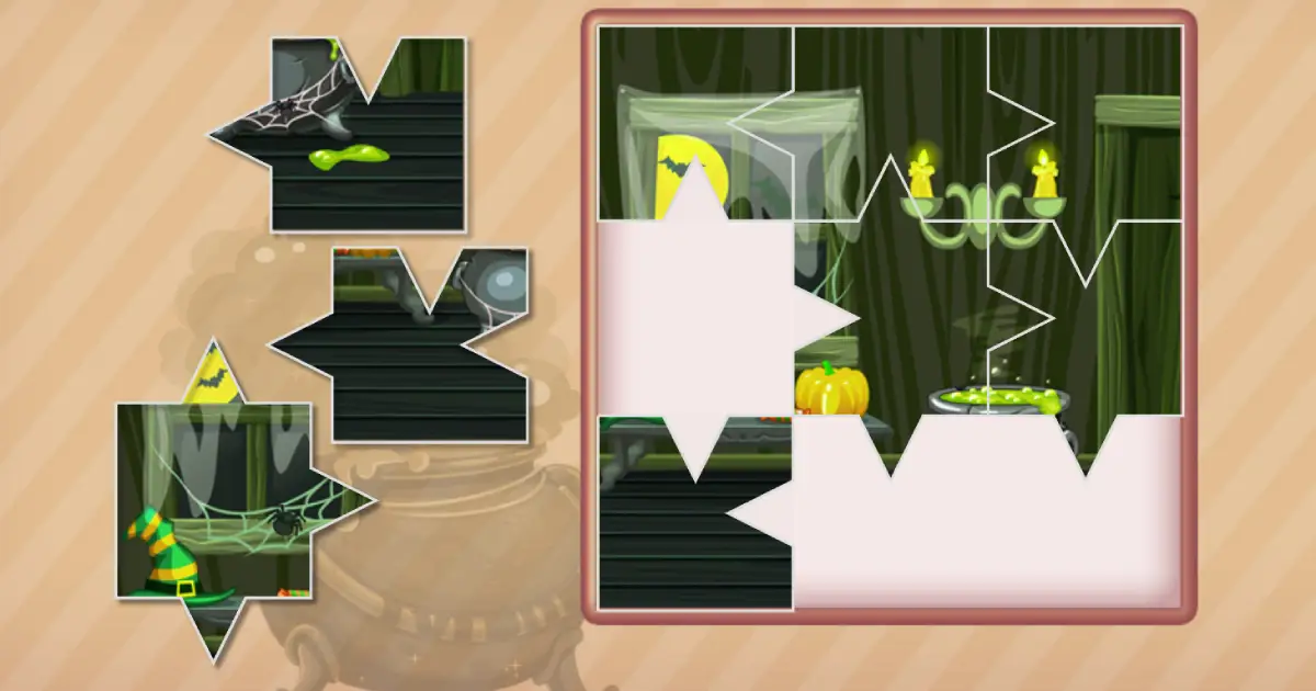 Witch's House Halloween Puzzles